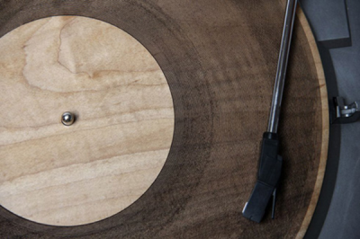 激光雕刻機應用——用木材做唱片